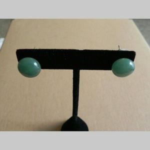 SOLD!!!   Natural Aventurine Stud Earrings